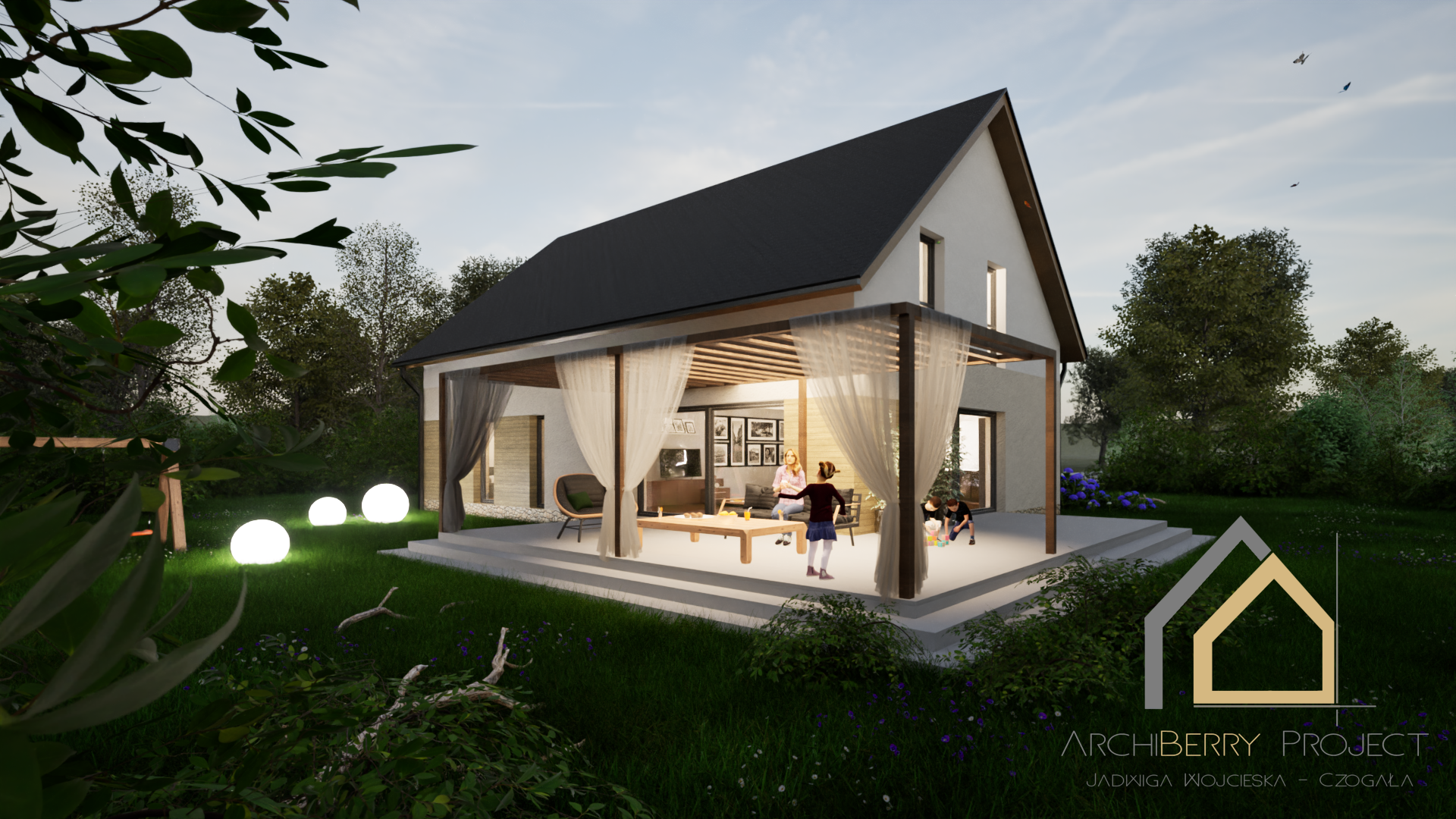 Dom w nowoczesnej prostocie